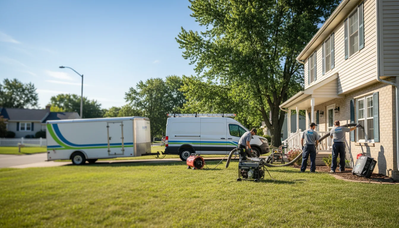 Flooded Basement Restoration And Cleanup With Repair in Berkley, MI near me